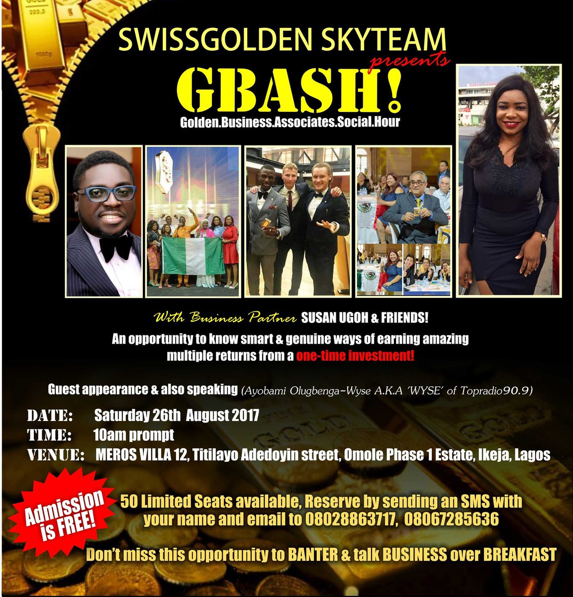 SkyteamSg's tweet photo. Join SG-SKYTEAM
#GBASH! (https://t.co/S7HLS1CYp7.Hour) Its FREE! bt limited seats so SMS ur name & email (08028863717, 08067285636) 2reserve https://t.co/OZOQgrAj2F