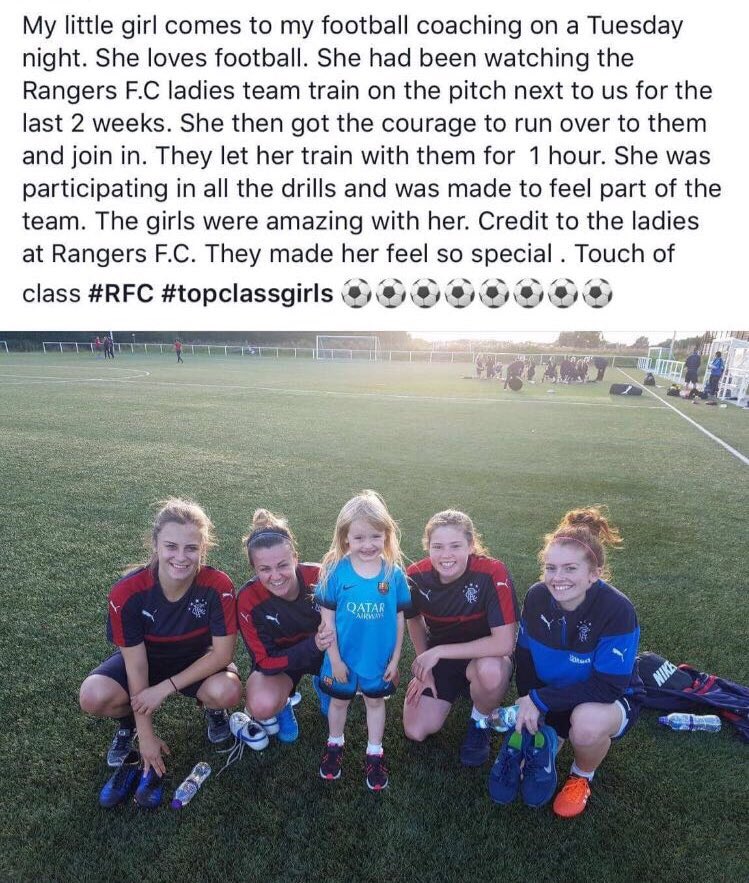 dibsy_'s tweet photo. This kid was an absolute superstar ⭐️ Pleasure to have trained alongside her #futureGer #rangersfamily #retweetifyouloveyourclub💙 #RFC https://t.co/fABZyDuER3