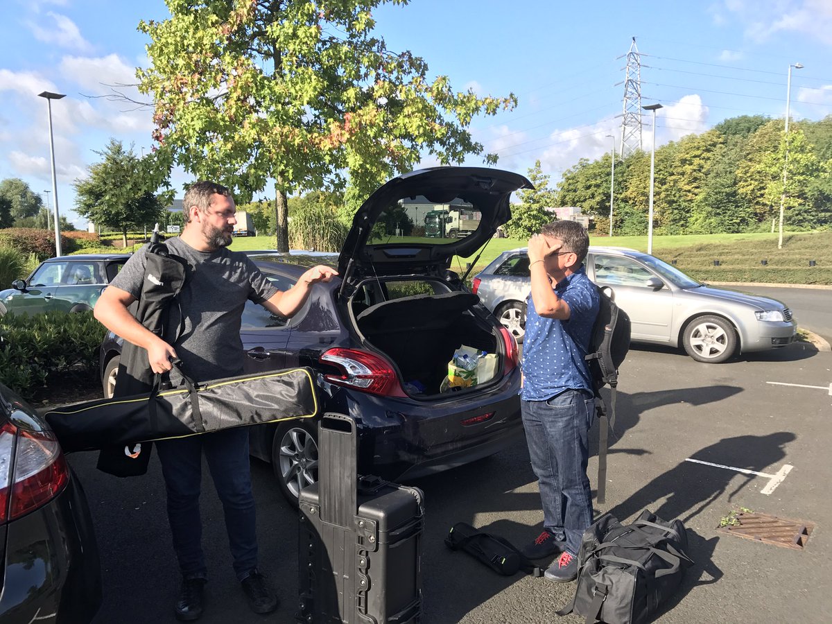JordMuckley's tweet photo. Working on something exciting today with Paul and Barry @BrightVideo 😂 he's gonna kill me tomorrow. Oh well! https://t.co/Al6h9luQUr