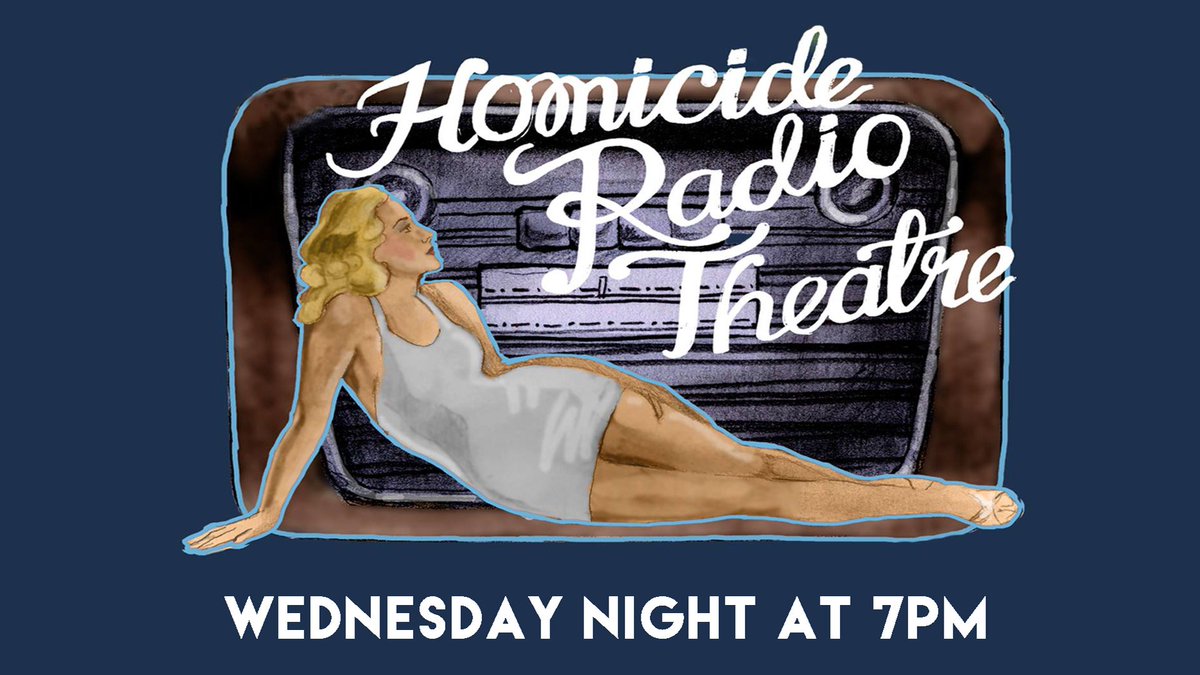 AndyUsherAndCo's tweet image. We're hosting @BackrowPresents Homicide Radio Theatre tomorrow!