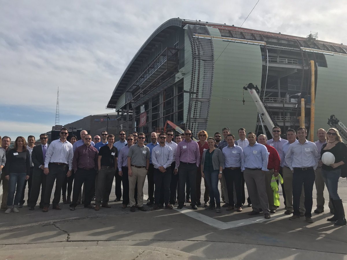 CREDAWisconsin's tweet photo. Thank you @Bucks for a tour of the outstanding new arena!  @EUA @JPCullen1892 @MortensonWI https://t.co/zzRn1J0wUh