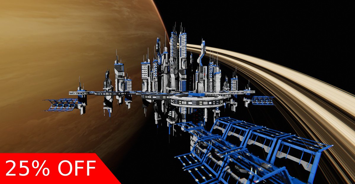 S3DOfficial's tweet photo. 25% OFF Modular Space Station Kit  until 11:59 PM PST
Use ONEDAY coupon
https://t.co/GiyY527ikH    

 #indiedev #gamedev #unity3d  #gameart https://t.co/S6VsVeaYGE