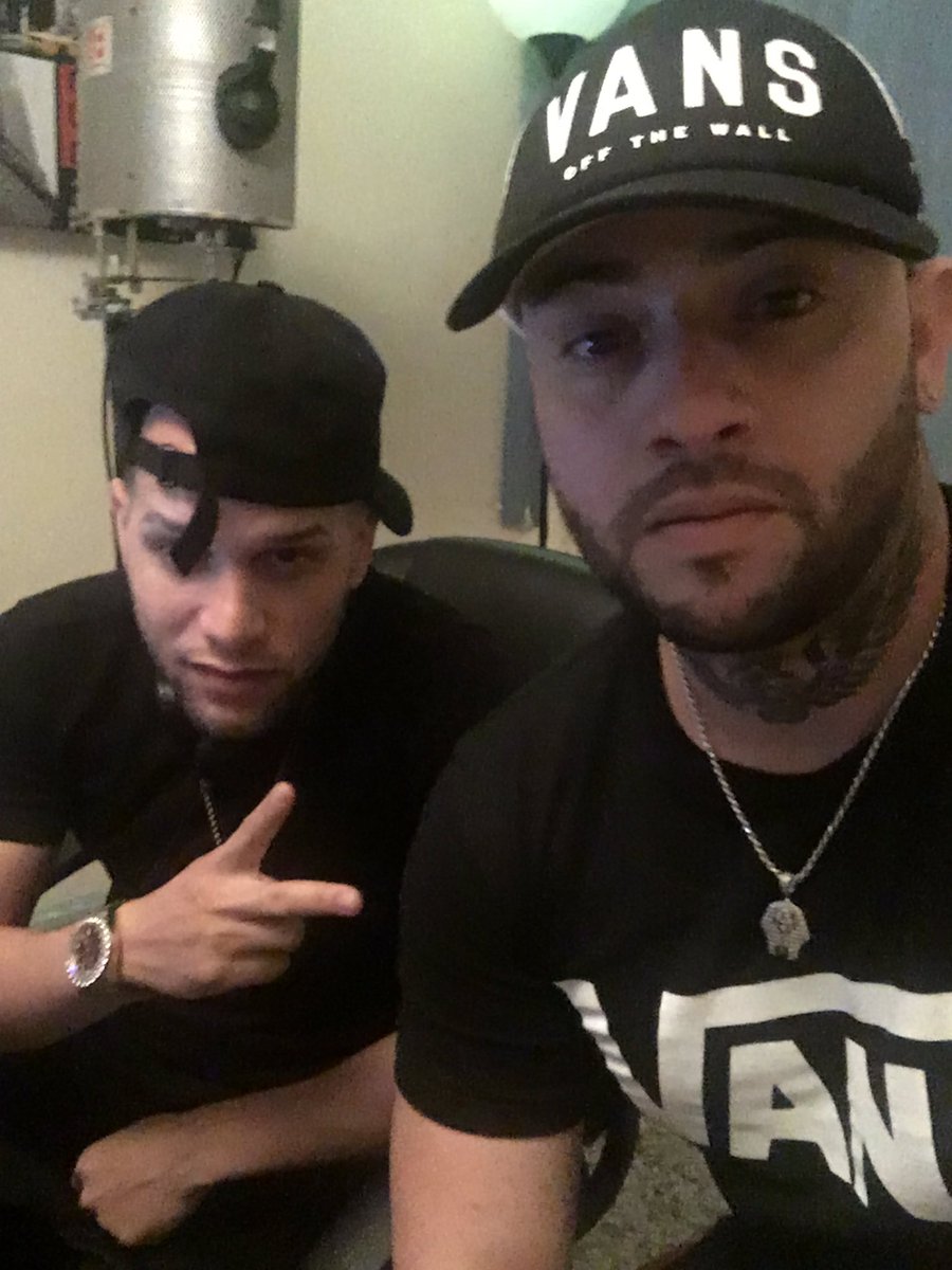 Con #CasperMágico trabajando ayer en el #Studio⚡️💪🔥🔜🔮