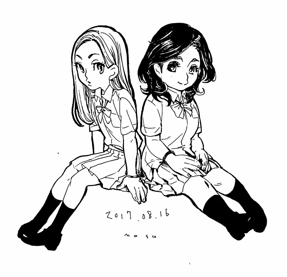 何回もすみません…好き… #俺の描く体格差を見てくれ 