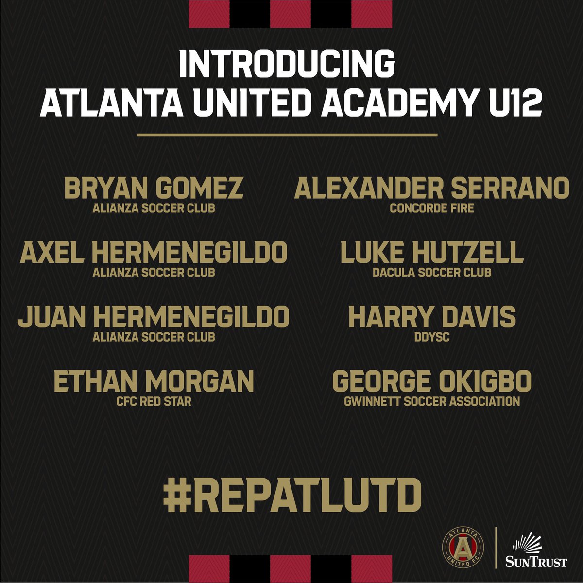 AcademyATLUTD's tweet photo. Introducing our U12 Academy Team! π΄β«οΈ #REPATLUTD https://t.co/NO2wIwspyp