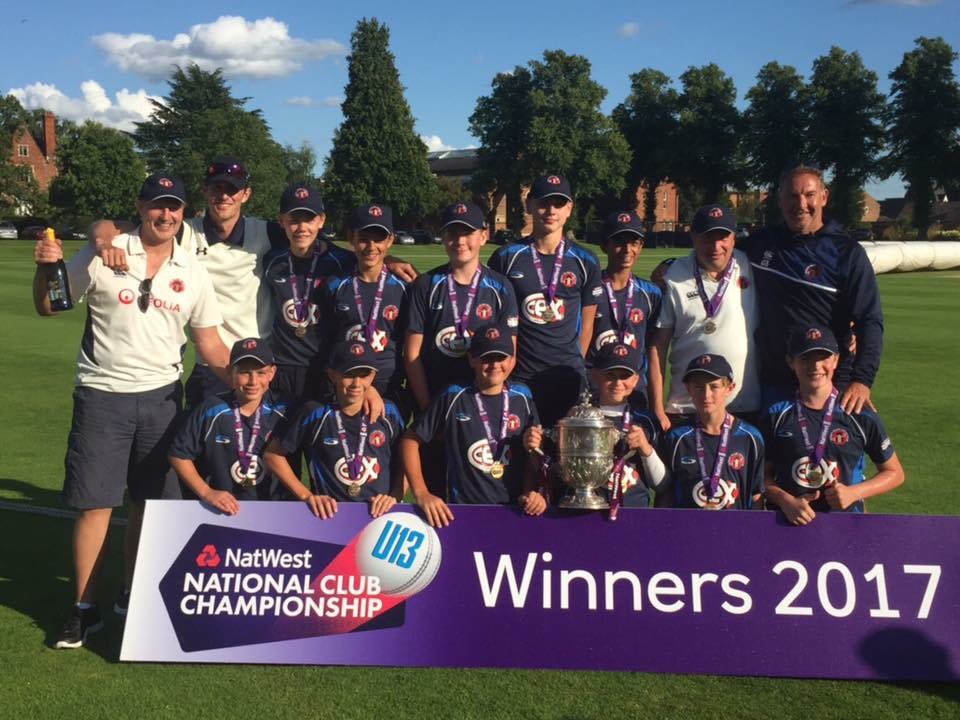 GrahamSeymour2's tweet photo. So proud of this group of Kids. Shenley Village CC U13's who are now National Club Champions 2017. #TeamEffort https://t.co/qknVUimH1C