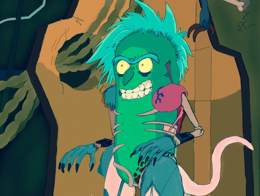 CaitsBlog's tweet image. PICKLE RRRIIIIIIICK!

screenwriters-art-blog.tumblr.com/post/164209474…