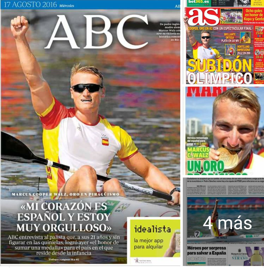 CROSSFKAYAK's tweet photo. Feliz aniversario @MarcusWalz . Primer año de tu reinado.#campeónolímpico https://t.co/HR3tyI2Wl3