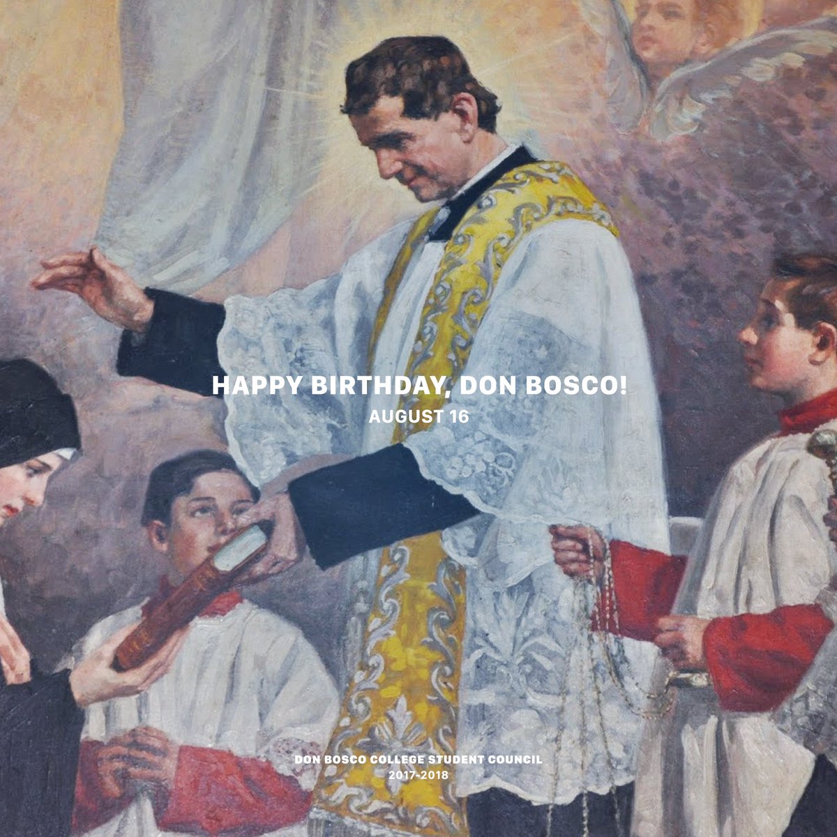 dbcscofficial's tweet photo. To the father and teacher of youth, happy 202nd birthday! https://t.co/ShDSUaAZPt