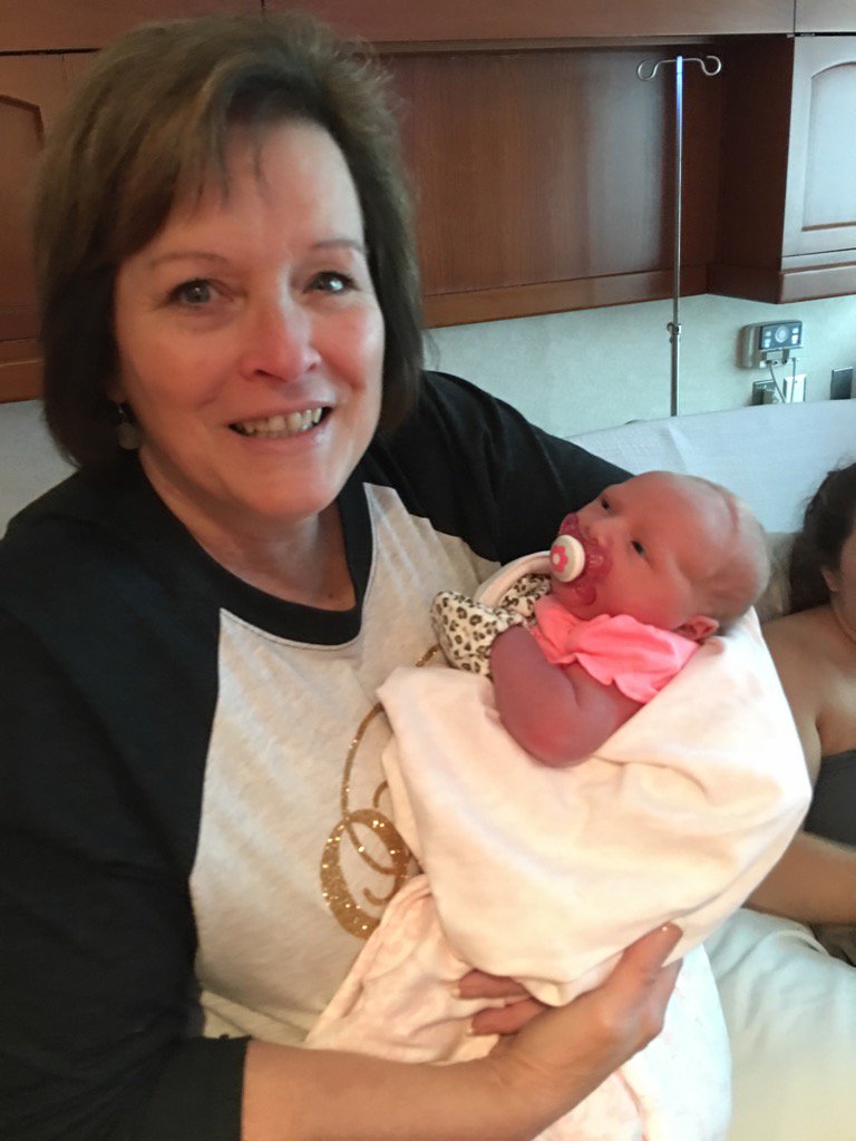 sbrewer4759's tweet photo. Beautiful Great Grand daughter!! Thank you Klint and Kristen what a blessing https://t.co/Qf2xlYw5Df