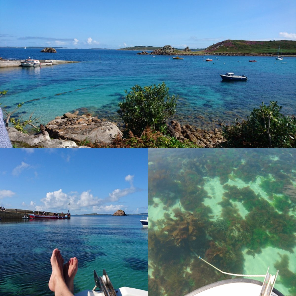 StrandedOnScily's tweet photo. Yep, it's Cornwall. Moored off my favourite pub, doing nothing, happy days. https://t.co/b1SaD1fk7R