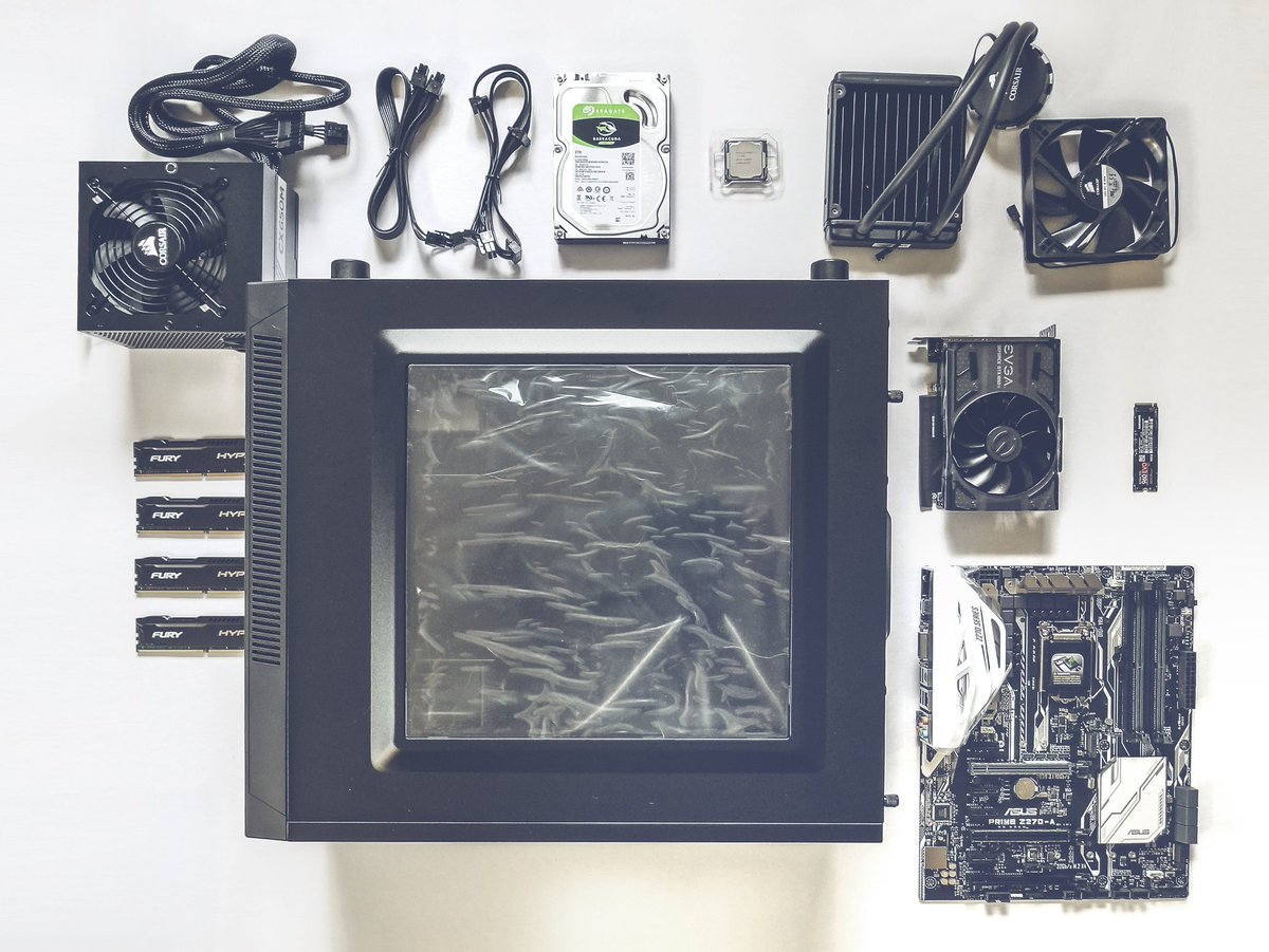 New <a href="/Photoshop/">Adobe Photoshop</a> workstation build <a href="/TEAMEVGA/">EVGA</a> GTX 1050 <a href="/CORSAIR/">CORSAIR</a> <a href="/ASUS/">ASUS</a> Z270-A <a href="/intel/">Intel</a> Core i7 <a href="/Seagate/">Seagate</a>