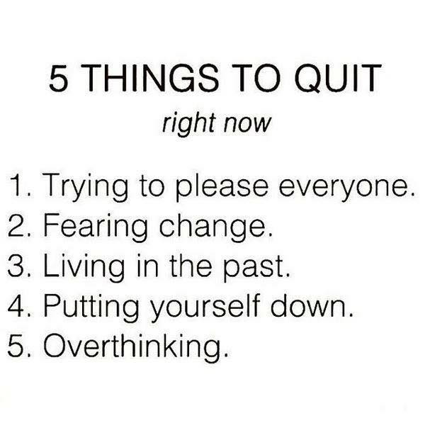 OnstageBlog's tweet photo. #FiveThingsToQuit https://t.co/fIu6bLNTkY
