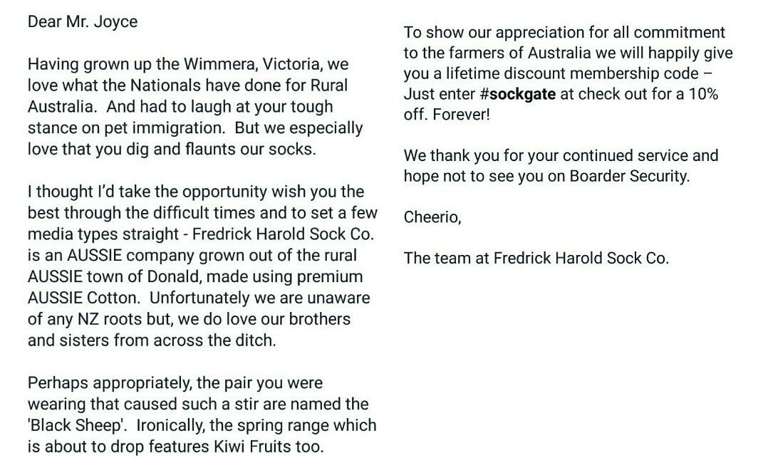 fredrick_harold's tweet photo. An open letter to @Barnaby_Joyce https://t.co/zSbSLR44GY
