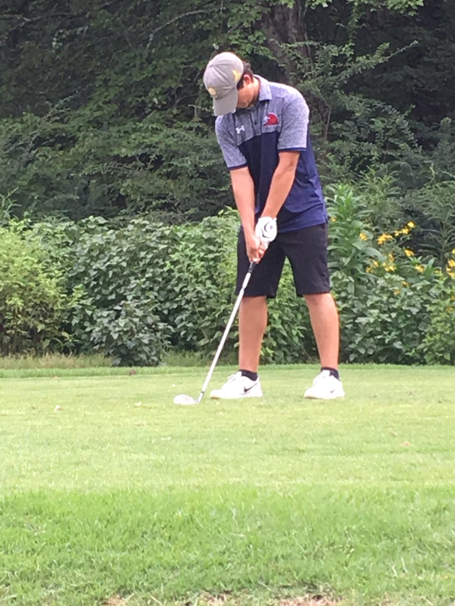 CoachStecker's tweet photo. Sophomore, Carter Mangrum fires one close on hole 7, two putts, and walks away with par. #parisgood https://t.co/zdpsvqRnfU