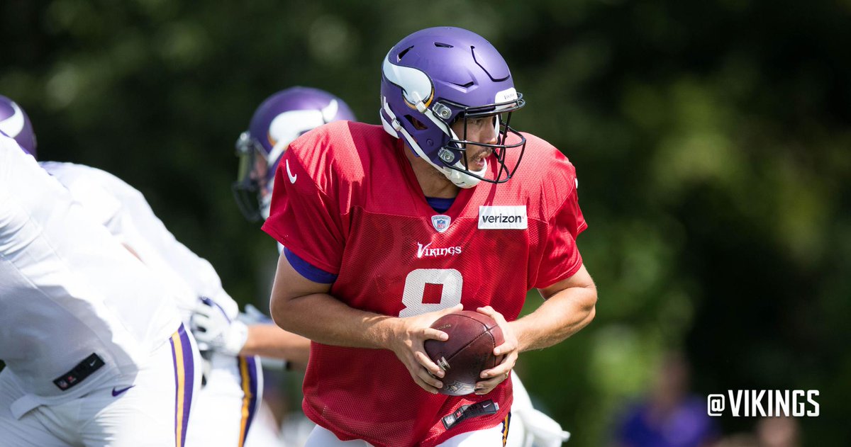 Sam Bradford showed off the arm today, hitting @stefondiggs deep.   📰: mnvkn.gs/QQm1kc https://t.co/7I5AjwoDQY