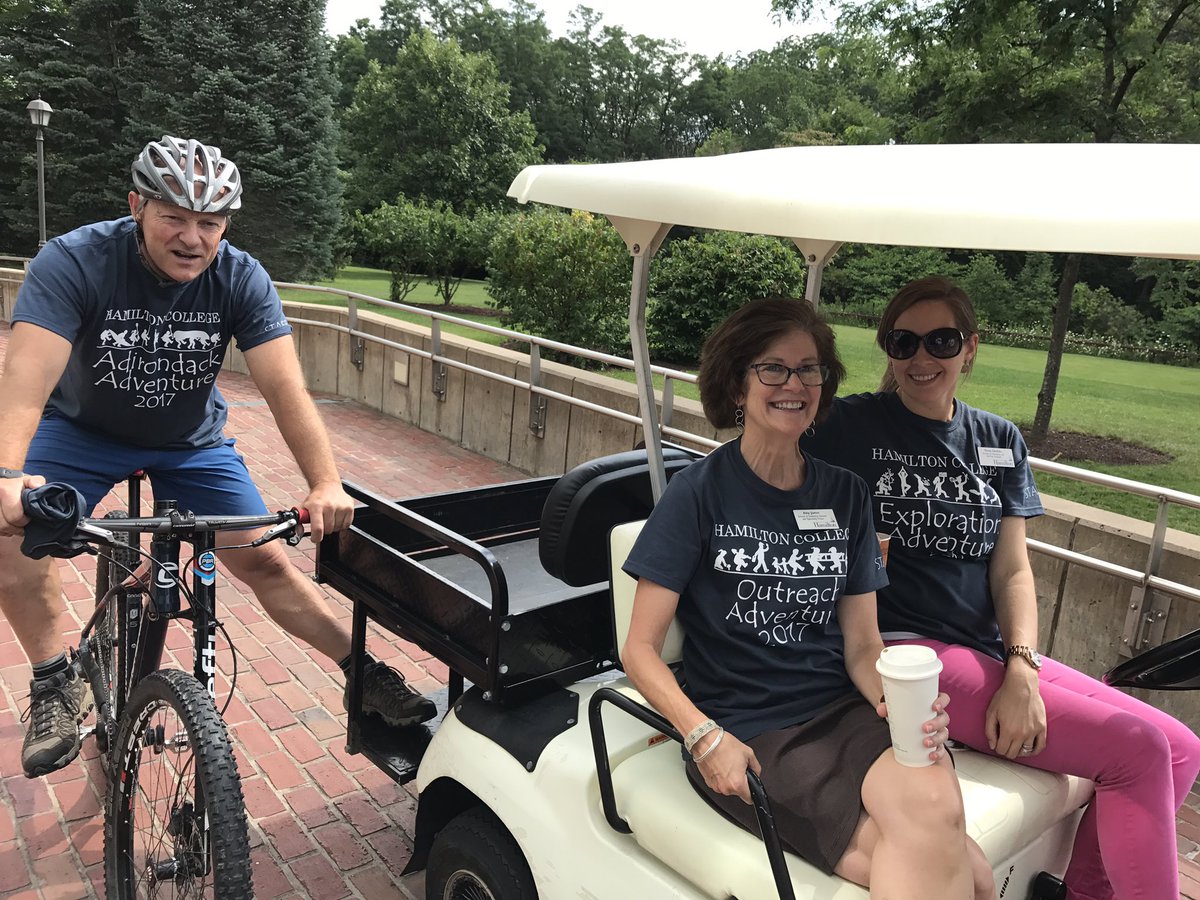 THillAtHamilton's tweet image. These wonderful people are the planners behind @HamiltonCollege orientation #getscrolled #adventuresforall