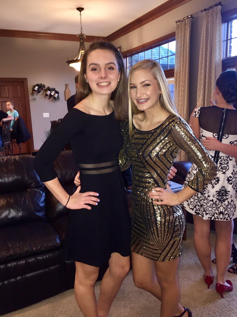 mara_fleck's tweet photo. Happy birthday to my cross country buddy. Hope you have a "golden" day. #not12 @Katieschultz15_ https://t.co/JUMfSEEse9