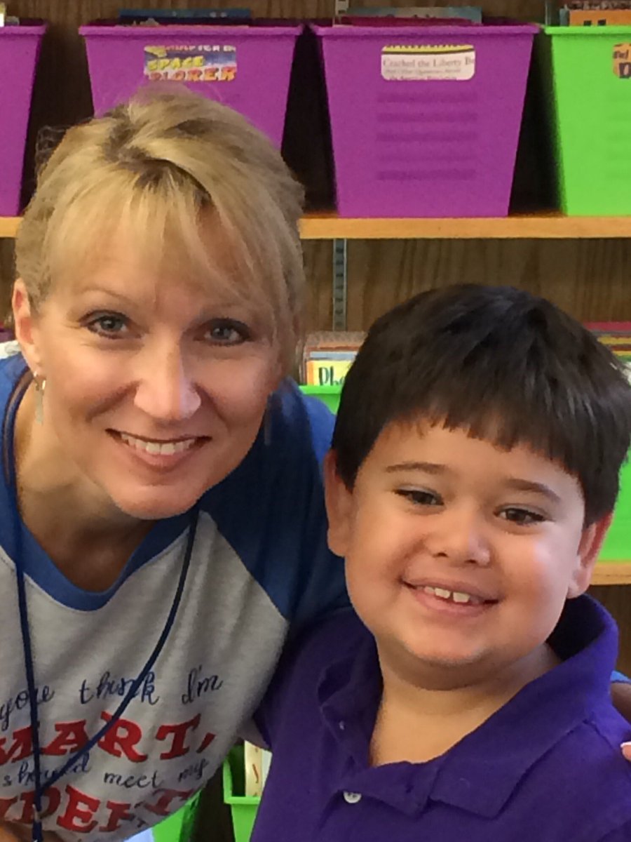 CTE_45GT's tweet photo. So proud of this boy...not one bit nervous: gave his first day 2 thumbs up and called it "amazing!" @jhagen_cte @CherryTreeElem #Day1Goals https://t.co/UOHuZSIfoc