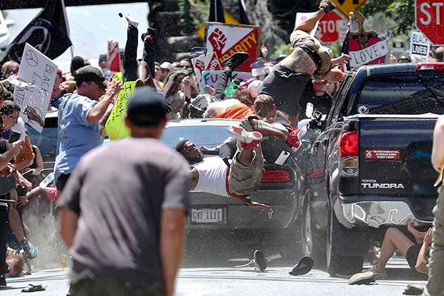 TrumpVictories's tweet photo. Listen, the kid had a little traffic accident. He's a good kid. Passionate. It happens. It's been happening a long time on #BothSides #Trump https://t.co/Avq5A040Lv