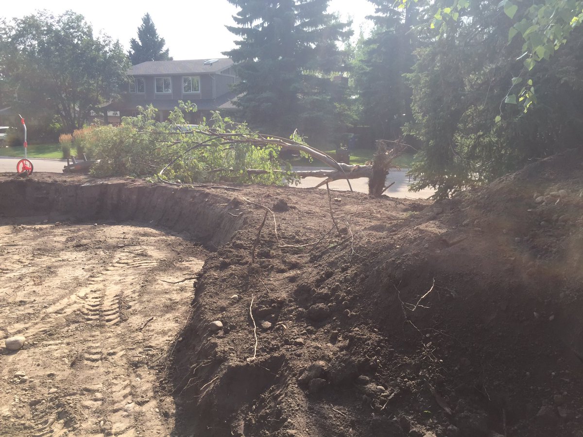 CityGreenYYC's tweet photo. Excavation Day. #landscaping #thefan960 #yyc #contest https://t.co/S8zuOC4sT4