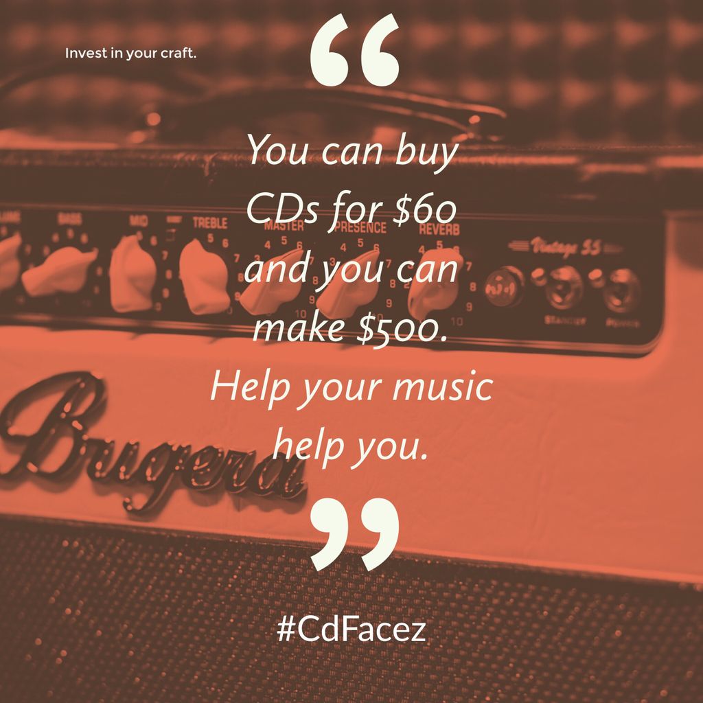 CdFacez's tweet photo. Think about it. Get that studio and mix & mastering money back #CdFacez https://t.co/IkbU2scJvA