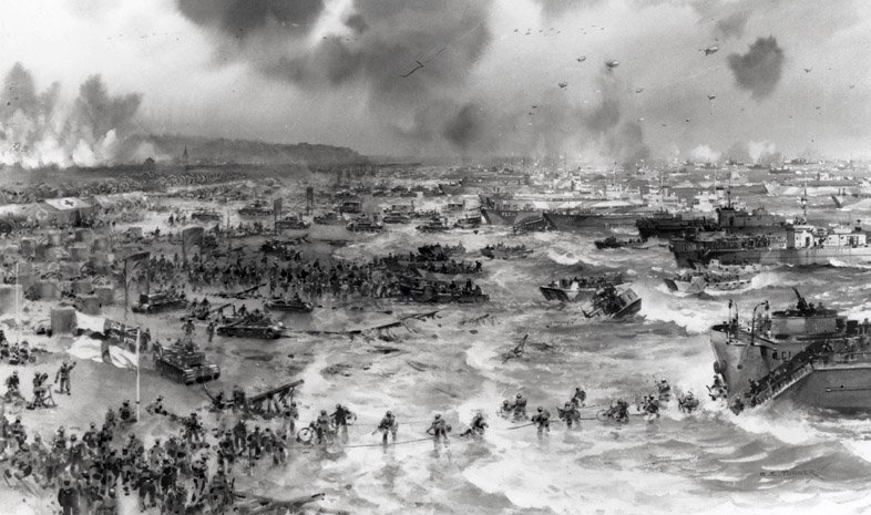 Douglas_Nilsson's tweet photo. D-day 1944. Allied forces liberating France from Nazis #withoutapermit @realDonaldTrump https://t.co/dWHfpFUlgF