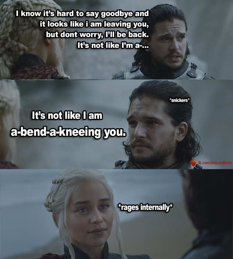 Now that's a sicker burn than drogon fiyah 😅⚡🔥 that's gotta hurt #gameofthrones #GoTS7 #got