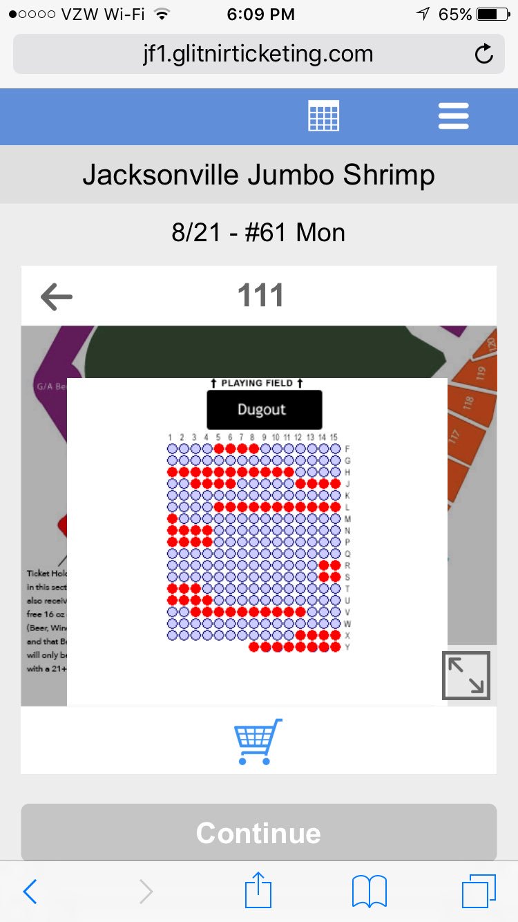 Jacksonville Shrimp Seating Chart