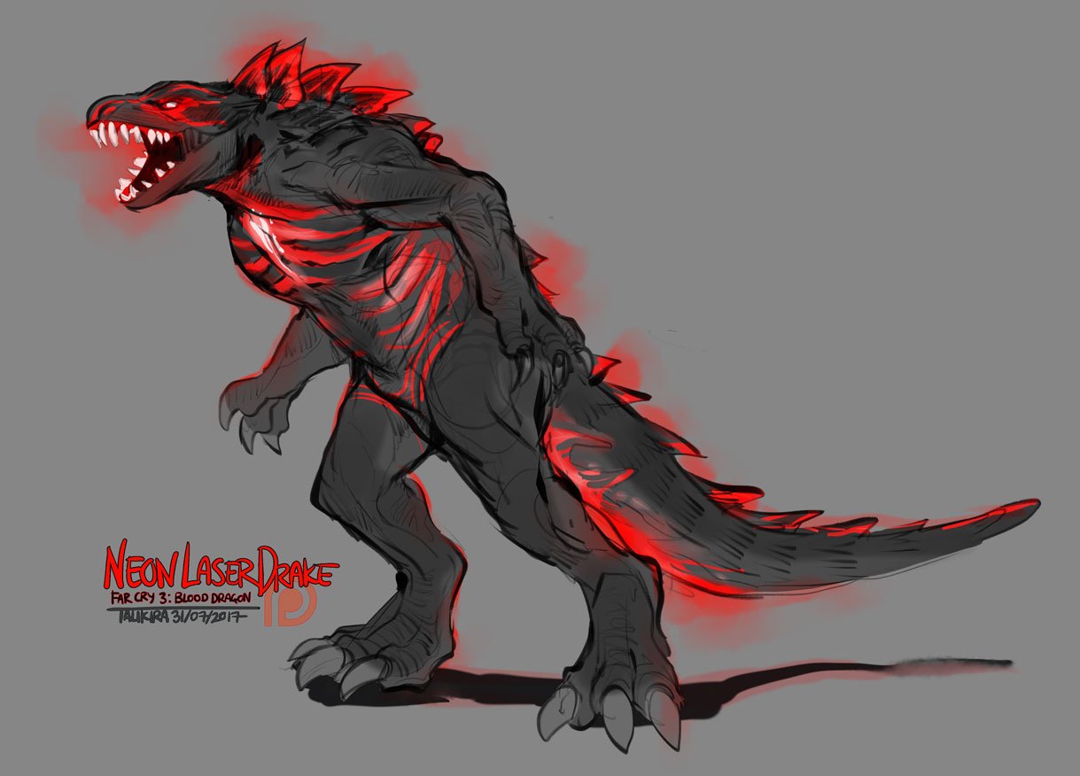 Talibird Neon Laser Drake From Farcry3 Blood Dragon Voted On By Patrons T Co Npvq9guepx