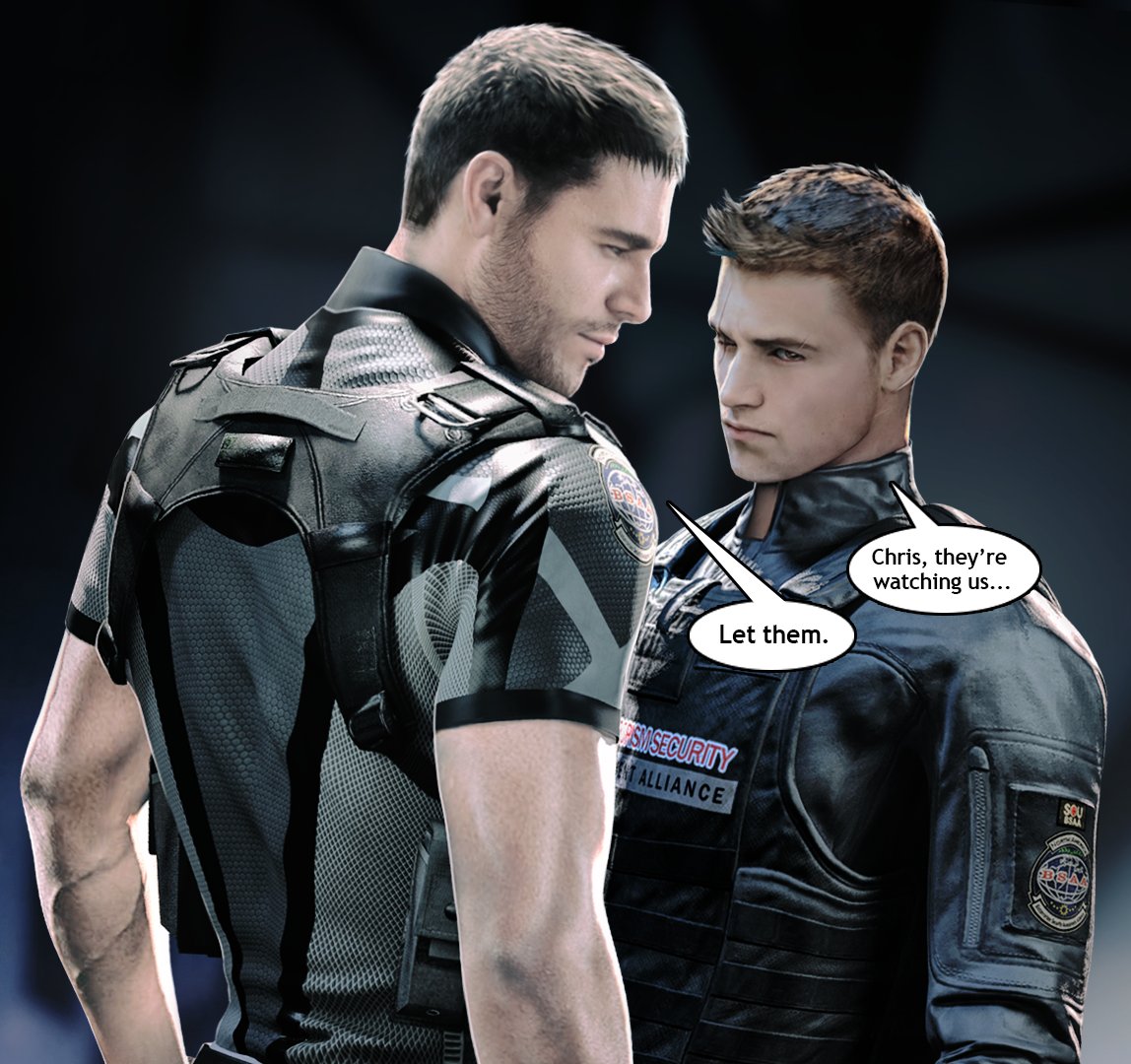 Chris77Redfield's tweet photo. Let them #RedidentEvil #ChrisRedfield #PiersNivans https://t.co/UVcAb5SXaq