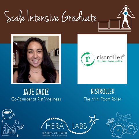 wearestellaco's tweet photo. Congrats to Jade Dadiz, founder of @RistRoller! Come celebrate her graduating from our #ScaleIntensive next Monday! https://t.co/n0iWEQbMYh https://t.co/k8sX8OUTNI