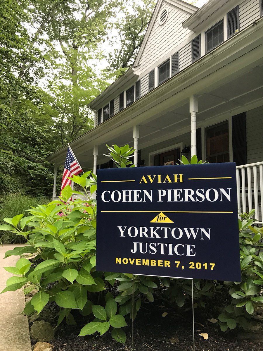 CohenPierson's tweet photo. Lawn signs are here! https://t.co/r8zmaIj8QR