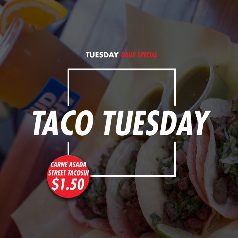 angelos_oc's tweet photo. Come enjoy Taco Tuesday at Angelos! Happy hour specials also today from 9-3 and 9 to close! #tacotuesday https://t.co/I4yLpzJRL6