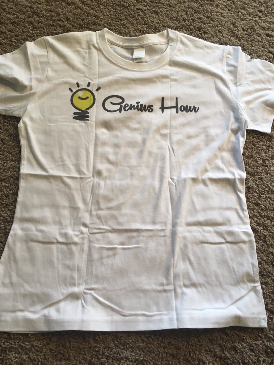 mrslitoff's tweet photo. Well the shirt I ordered to wear to #cvConference for my #cvGeniusHour presentation came today. Ugh. @CajonValleyUSD https://t.co/rsFGfn9cnl