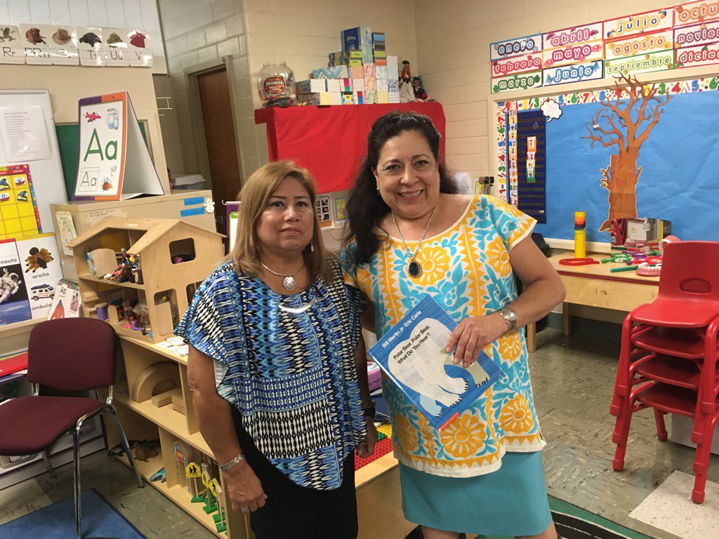 Fabulous Pre-K Bilingual teachers at Madison ES! Ms. Ramirez &amp; Mrs. Alanis-Engaging dual language learners!@SAISD