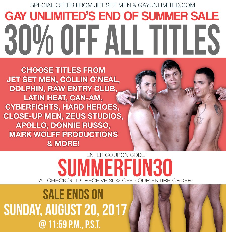 jetsetmen's tweet photo. End of Summer sale - receive 30% off Jet Set Men, Collin O'Neal, Dolphin, Raw Entry Club &amp; more - https://t.co/81LTBWNcI7 https://t.co/G1YMAmlQ1D