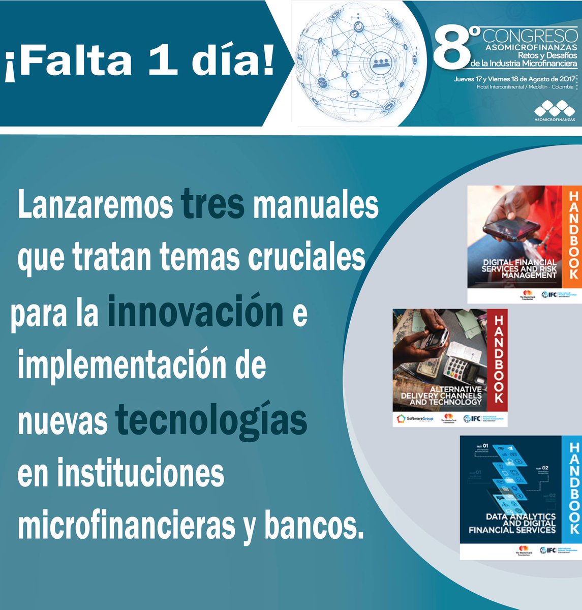 colombiafintech's tweet photo. ¡Comunidad en Medellín! 🌸
Nos vemos mañana para hablar de Fintech y Microfinanzas.
https://t.co/bA6jIdZQtm https://t.co/fD8KXSzcJr