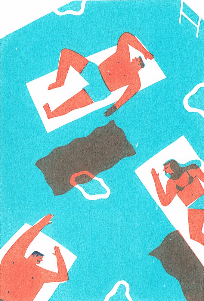 MaxDraws's tweet photo. Paradise #Paradise #illustration #illustrator #art #print #printmaker #screenprint #pool #holiday https://t.co/hkvP5tmp6x