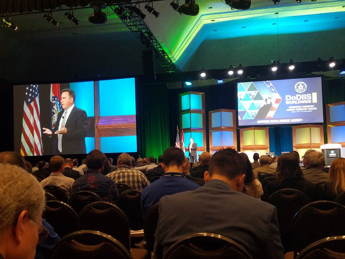 tstyslin's tweet photo. Deputy Director Mulligan was one of the highlights of #DoDIIS17.  Explained how data sharing is critical to the @ODNIgov NCTC  mission. https://t.co/XH27C0zzUR