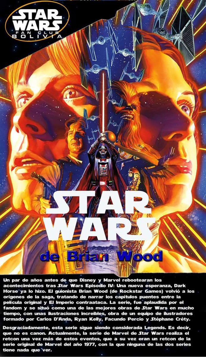 swfcb's tweet photo. Hoy es Martes de Universo Expandido.
Recuerdan Star Wars de Brian Wood?
#SWFCB #StarWars #BrianWood https://t.co/3CspnvLnUc