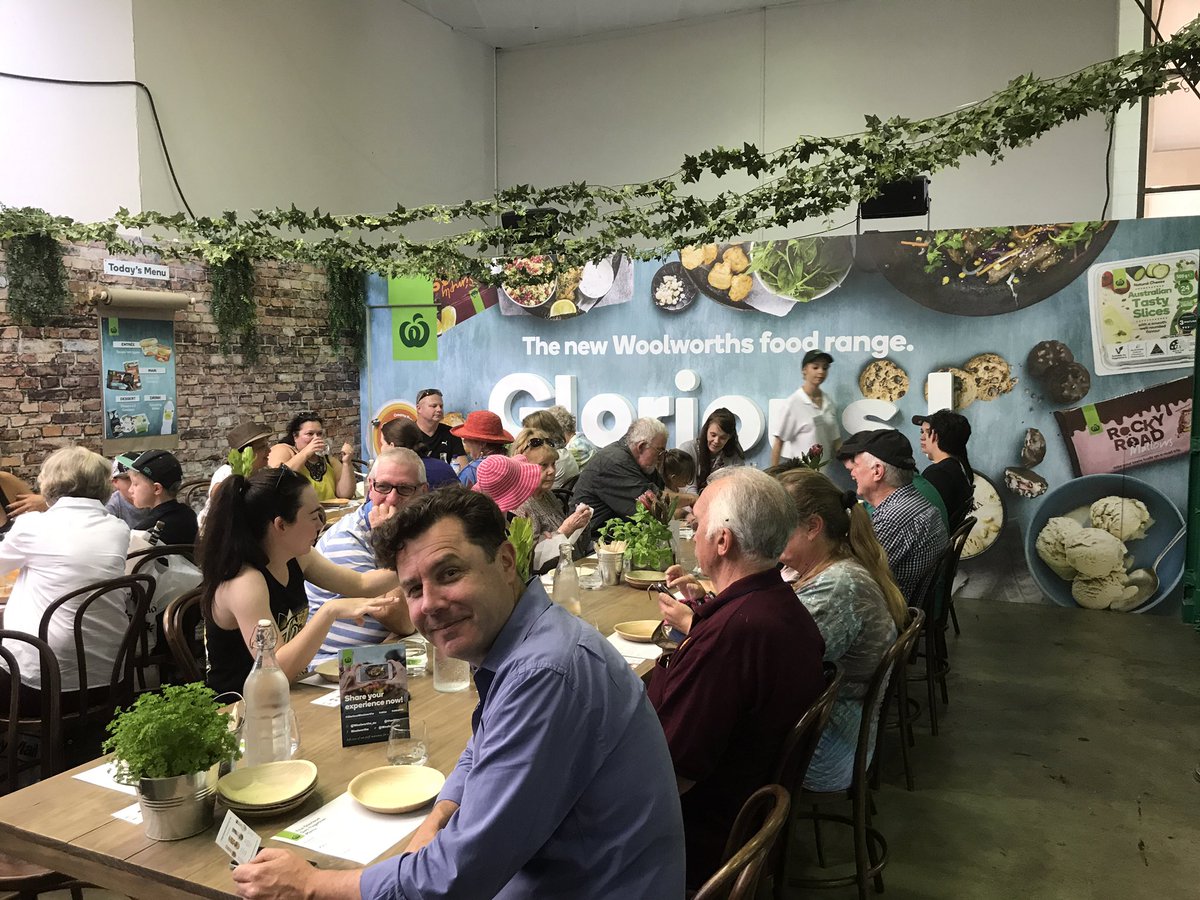 sgr01613's tweet photo. Great Woolies Glorious Food pop up restaurant at @TheEkka @woolworths https://t.co/b6k3wn4oVn