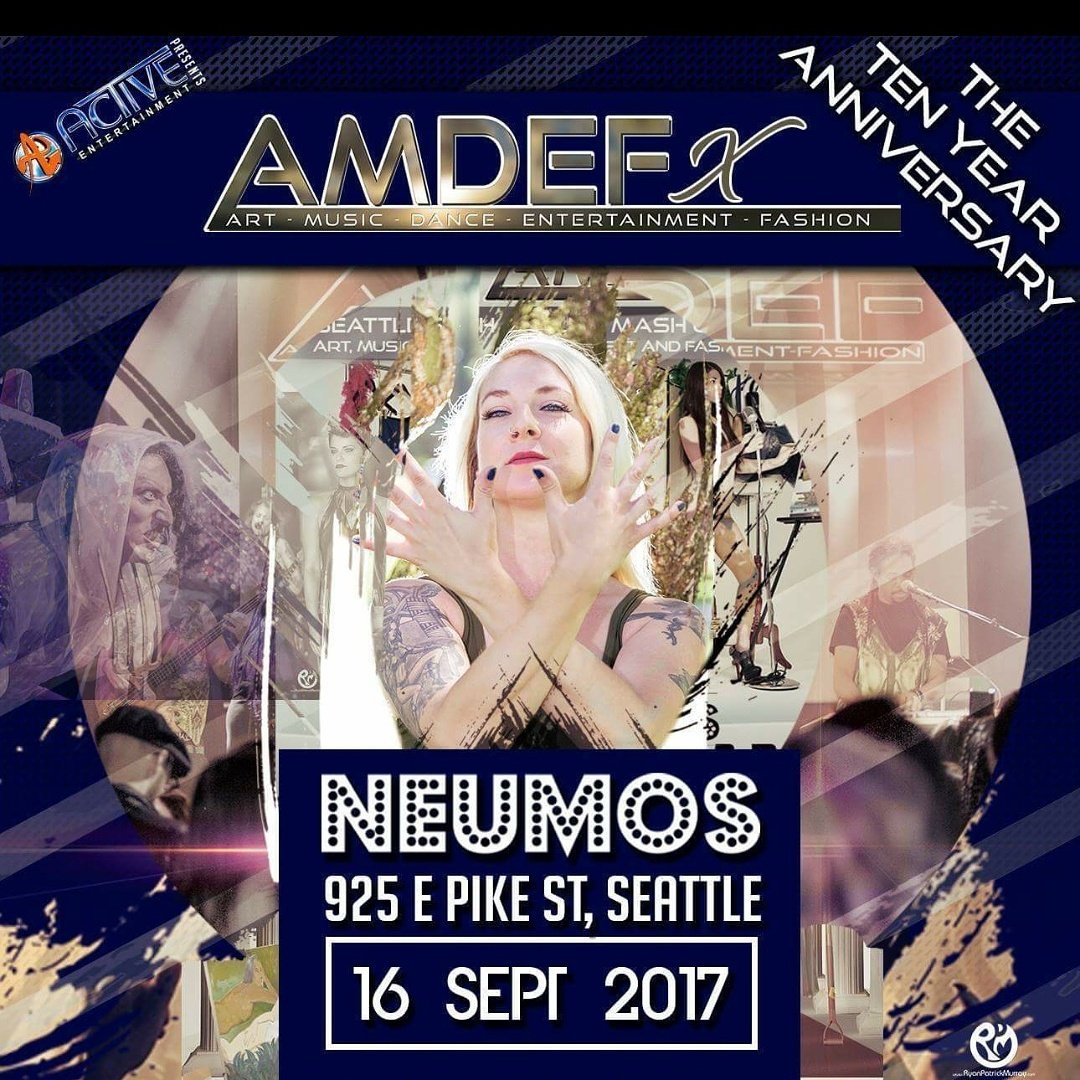 Excited for our next show! #amdef 2017 10 year anniversary! #purrgato #livetronic #seattlelocalmusic colab w/ #bubblegunk