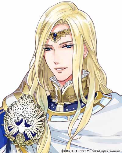 「【ジュリアス】ほう、こんな休みの時に、私の誕生日を思い出してくれたのか。さすがは」|「アンジェリーク」シリーズ（公式）のイラスト