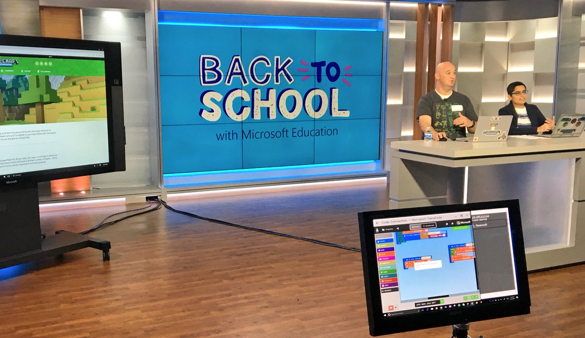 PlayCraftLearn's tweet image. Join @MeenooRami & @TechJeff09 on going #BackToSchool2017 w/ #MinecraftEdu 2:00 – 2:20 pm PDT educationblog.microsoft.com/2017/08/back-t…