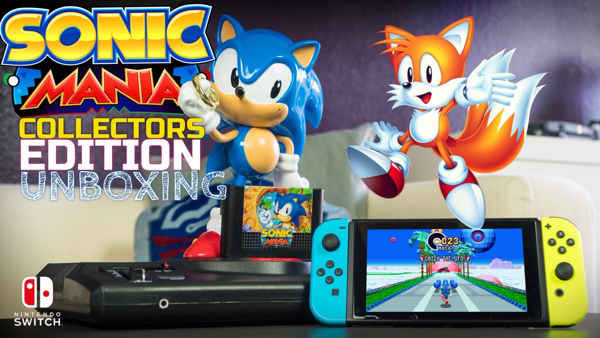 FilipMiucin's tweet photo. Sonic Mania Nintendo Switch Collectors Edition Unboxing + GIVEAWAY!
#nintendoswitch #50KSwitchGiveaway #sonicmania

https://t.co/xt2n2zLg04 https://t.co/ep9mEHm5oV