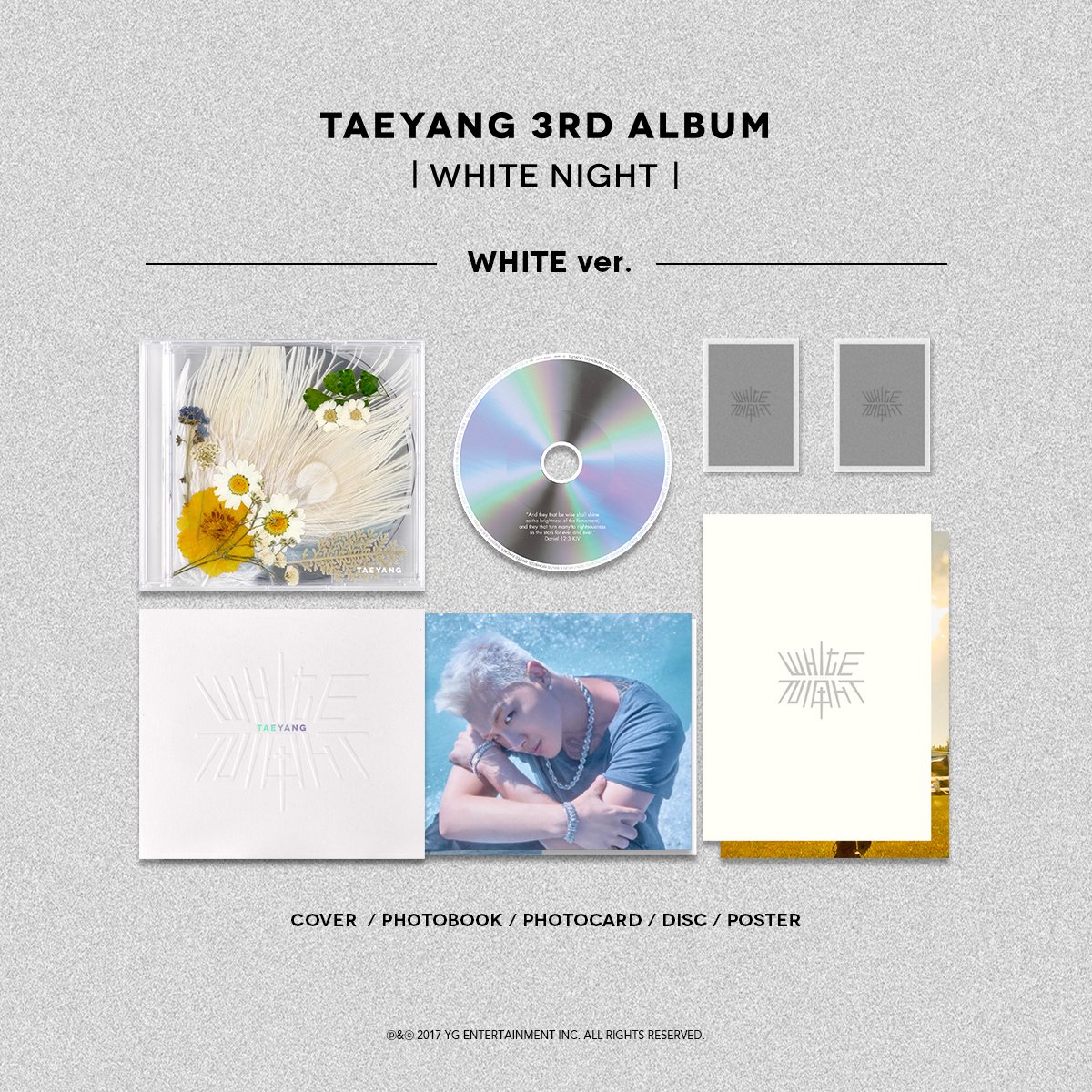 3種セット NIGHT WHITE 【入手困難】TAEYANG CD トレカ付