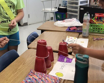 agoldberg_DP's tweet photo. Growth mindset, team building, problem solving, engineering, all disguised as fun on the 2nd day of school!
#panthersconnect @DelPradoElem https://t.co/d6Q7Y59xa9