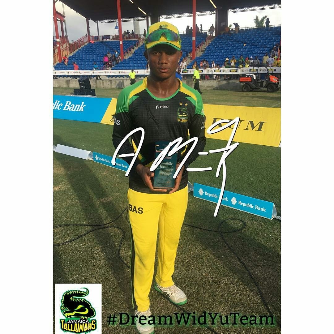 🌟Man of the Match🌟goes again to Andre McCarthy! Well Deserved! Let Andre know how PROUD you feel right now! 😆 #CPL17