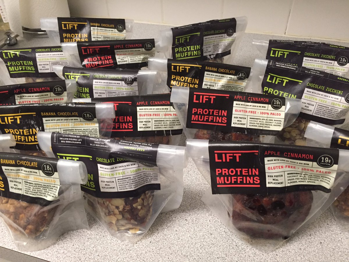 Never have enough time to eat breakfast? Check out LIFT Muffins in under 1 min you have a delicious + healthy meal #paleo #protein #eSports
